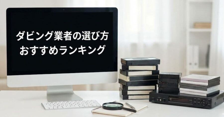 ダビング業者の選び方