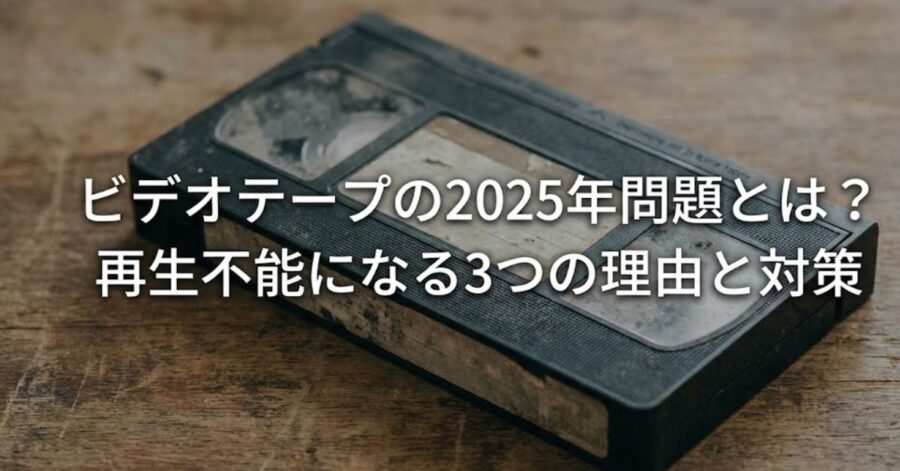 VHSが見れなくなる？「2025年問題」